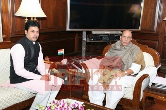 BJP Tribal leader’s brutal murder in Tripura : State BJP Chief meets Union Home Minister on Friday, sought action from Centre against ruling CPI-M’s crime-spree BJP Tribal leader’s brutal murder in Tripura : State BJP Chief meets Union Home Minister on Friday, sought action from Centre against ruling CPI-M’s crime-spree